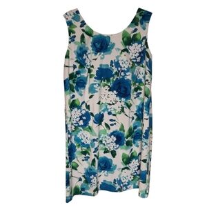 Dressbarn Floral Dress Sleeveless Size 22